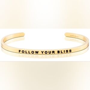 ~~MantraBand Gold 'Follow Your Bliss' Bracelet~~